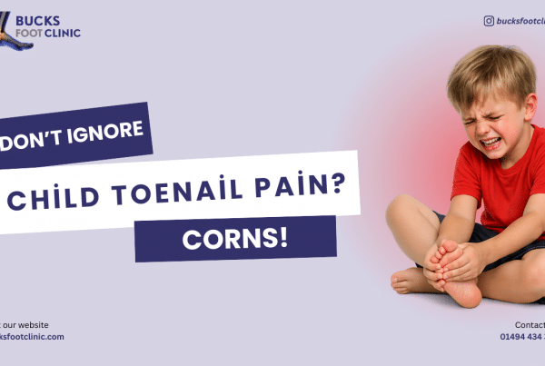 child toenail pain or corns